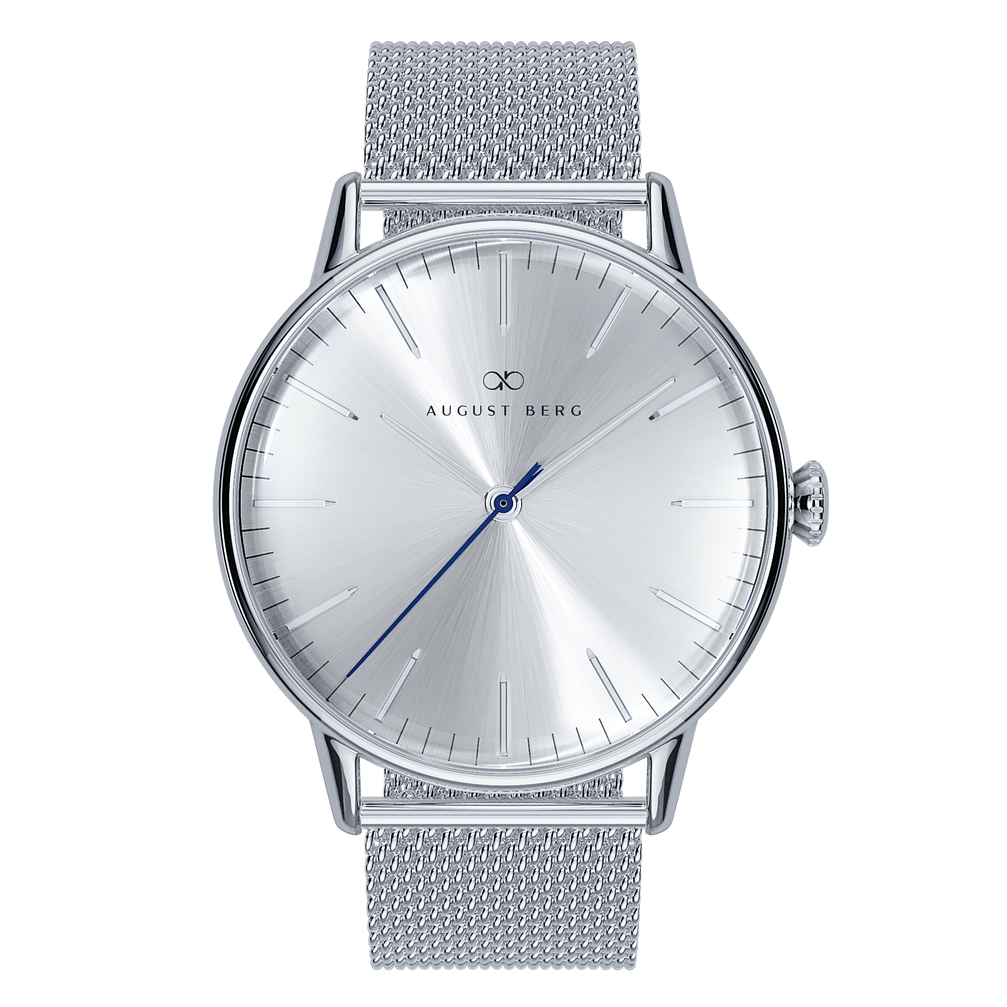AUGUST BERG SERENITY SILVER WATCH