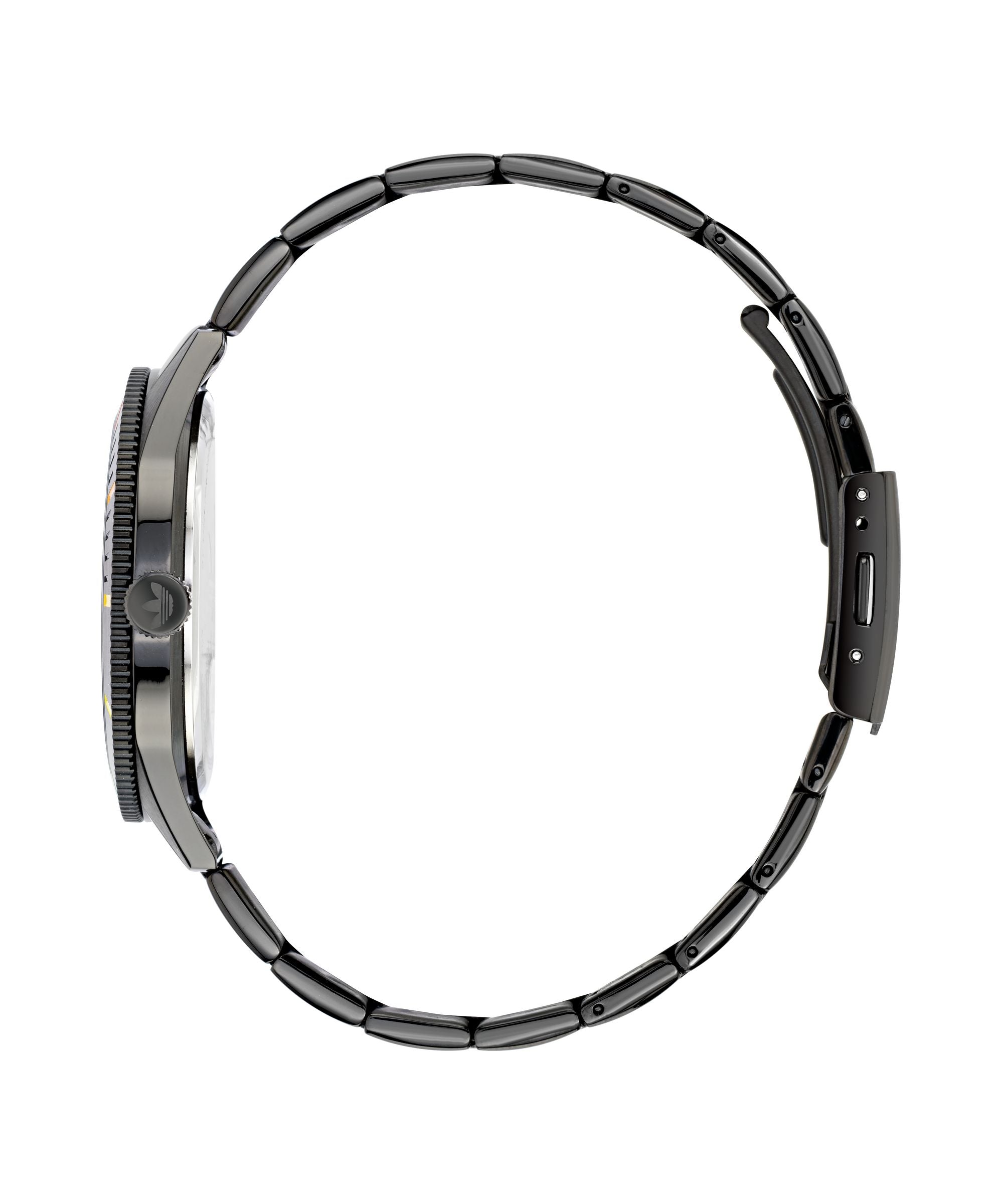 ADIDAS EDITION THREE BLACK & MULTI-COLOURED WATCH