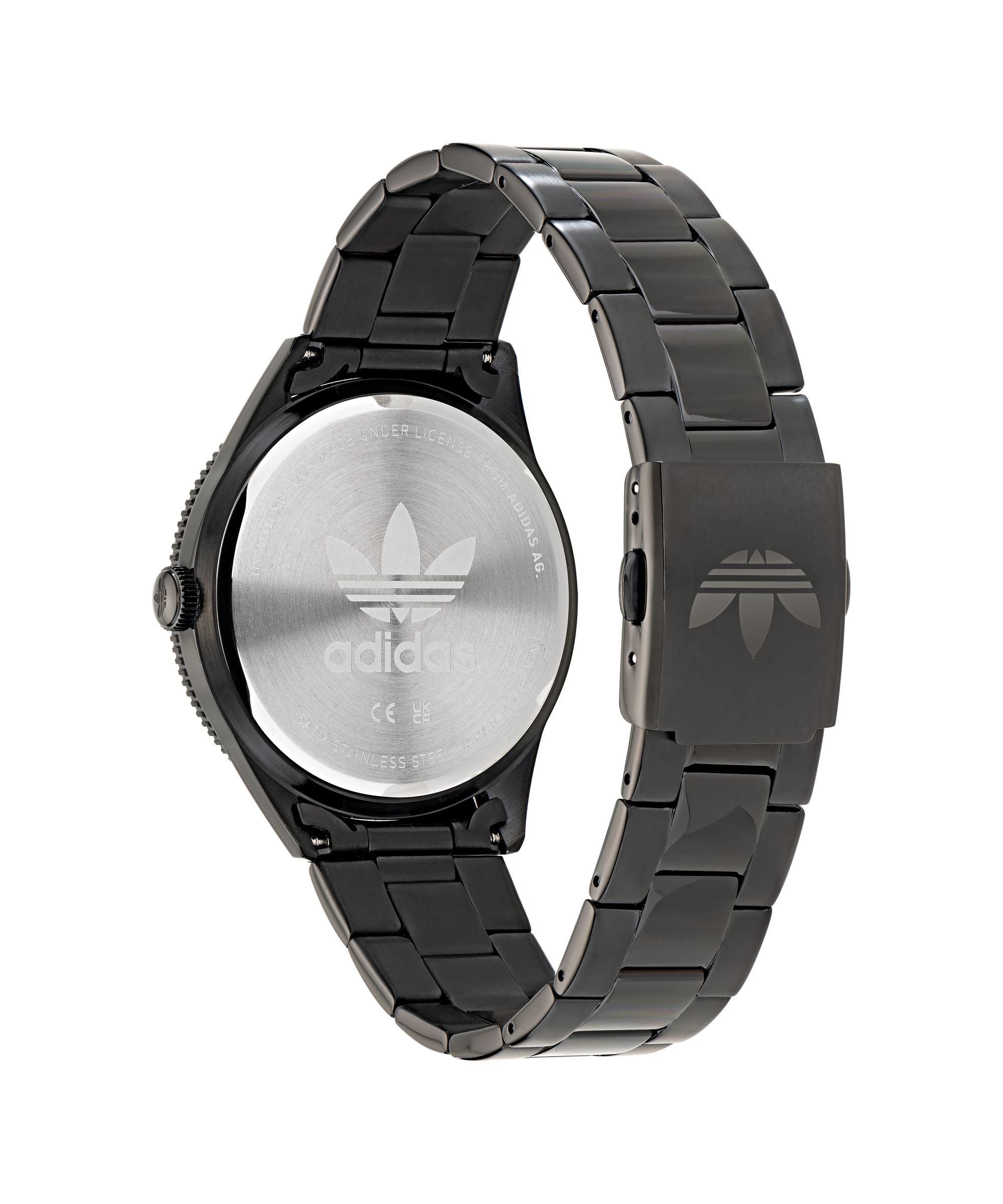 ADIDAS EDITION THREE BLACK & MULTI-COLOURED WATCH