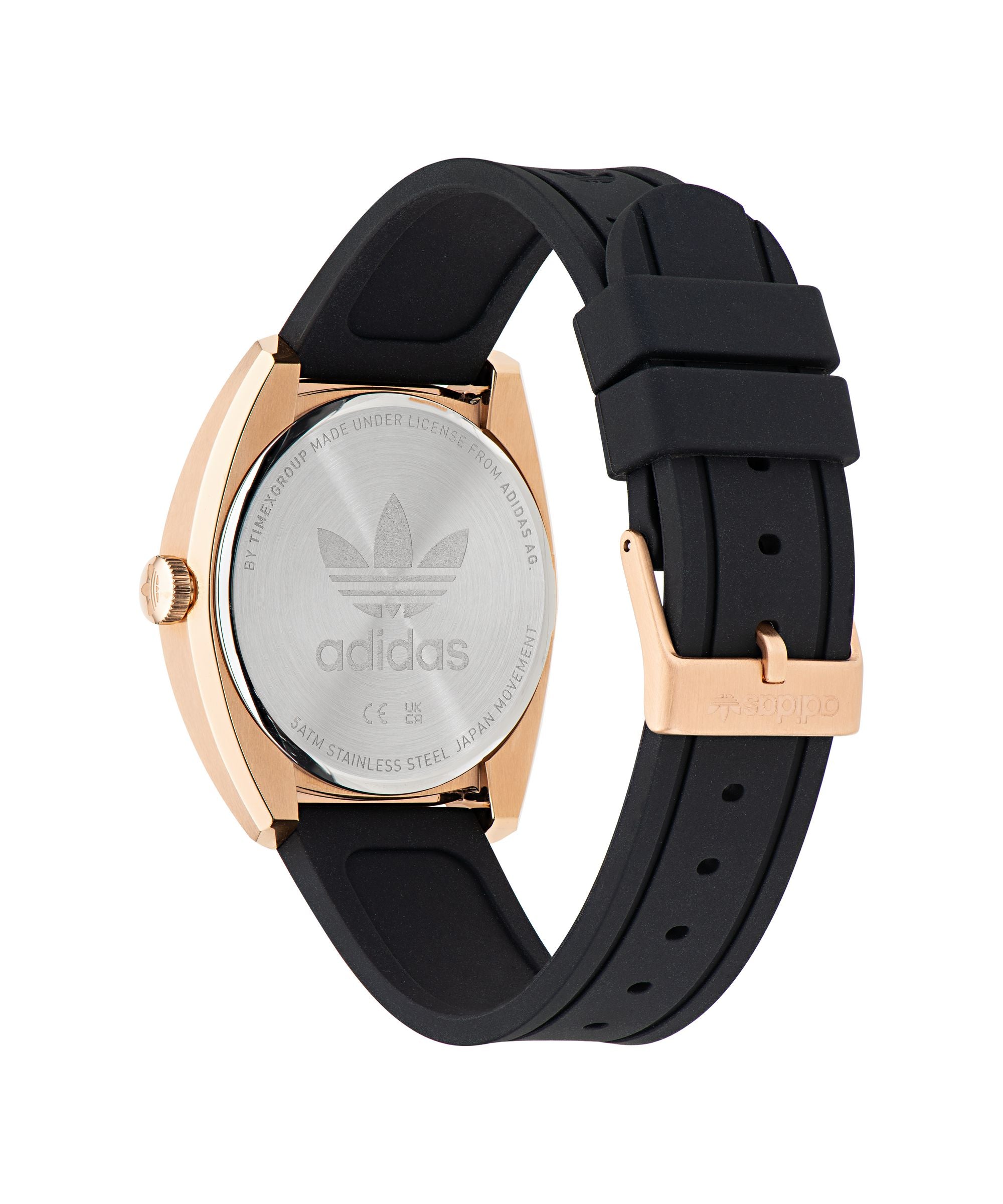 ADIDAS EDITION ONE BLACK & ROSEGOLD WATCH