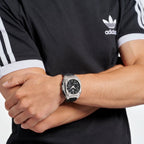 ADIDAS ORIGINALS CITY TECH ONE SILVER & BLACK WATCH