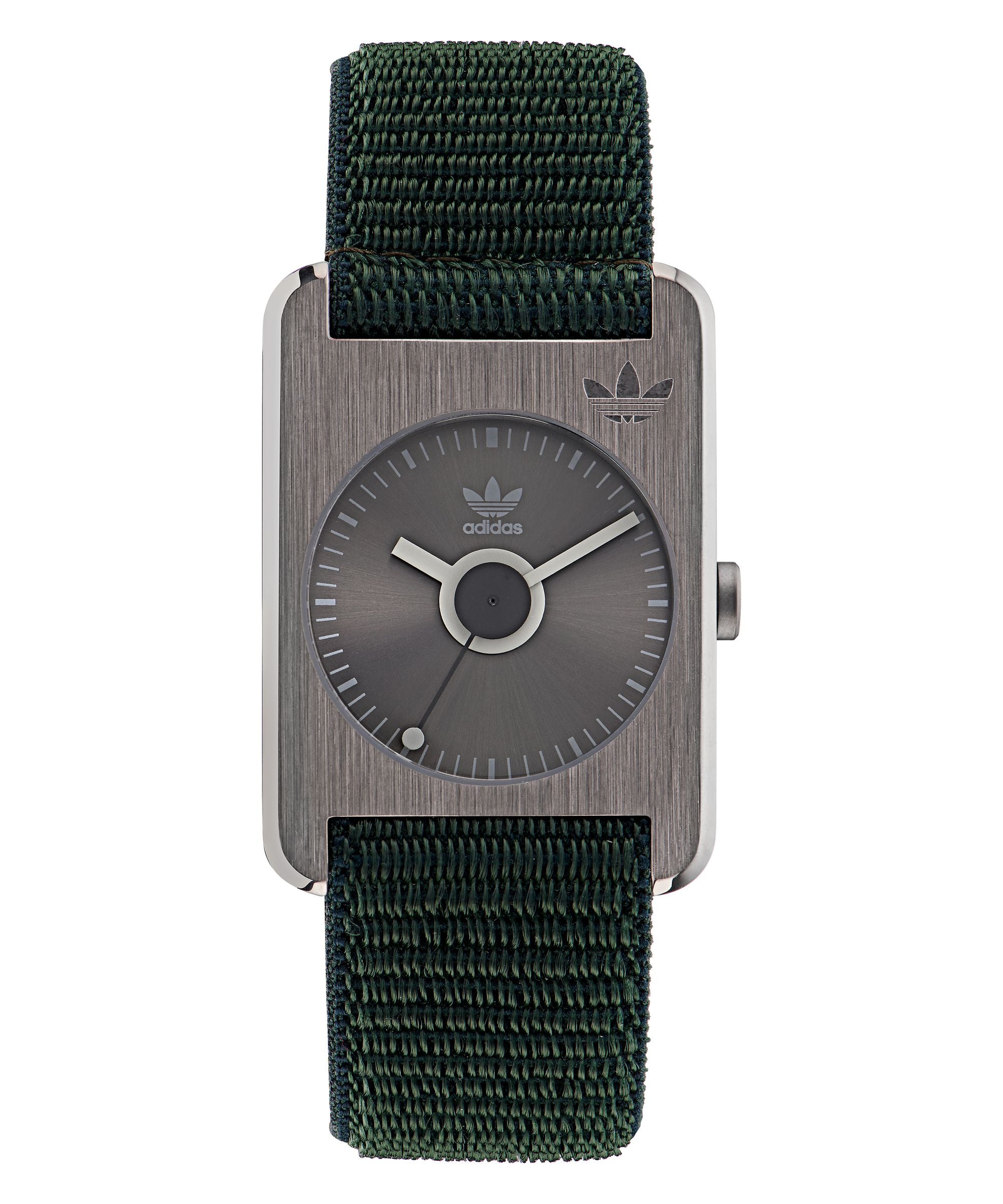 ADIDAS ORIGINALS RETRO POP ONE GUNMETAL & GREEN WATCH