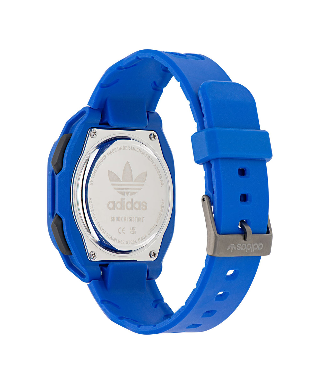 ADIDAS ORIGINALS CITY TECH TWO DIGITAL BLUE WATCH