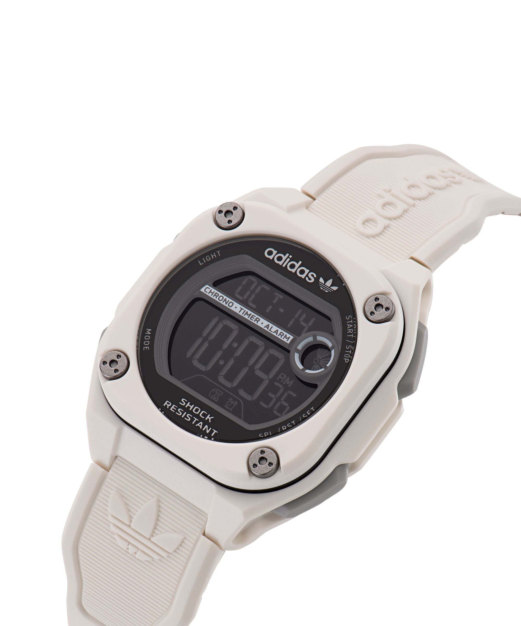 ADIDAS ORIGINALS CITY TECH TWO DIGITAL WHITE WATCH