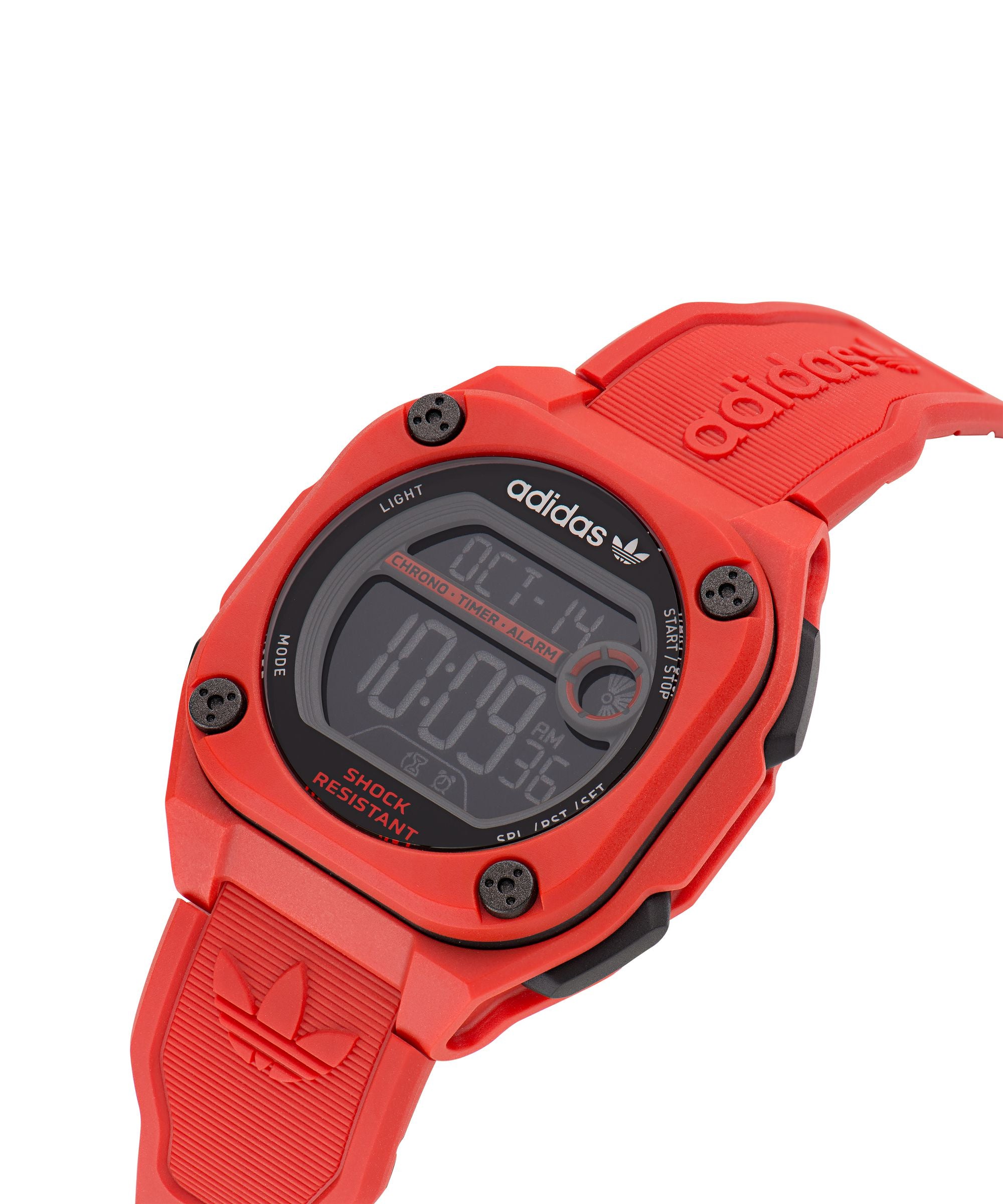 ADIDAS ORIGINALS CITY TECH TWO DIGITAL RED WATCH