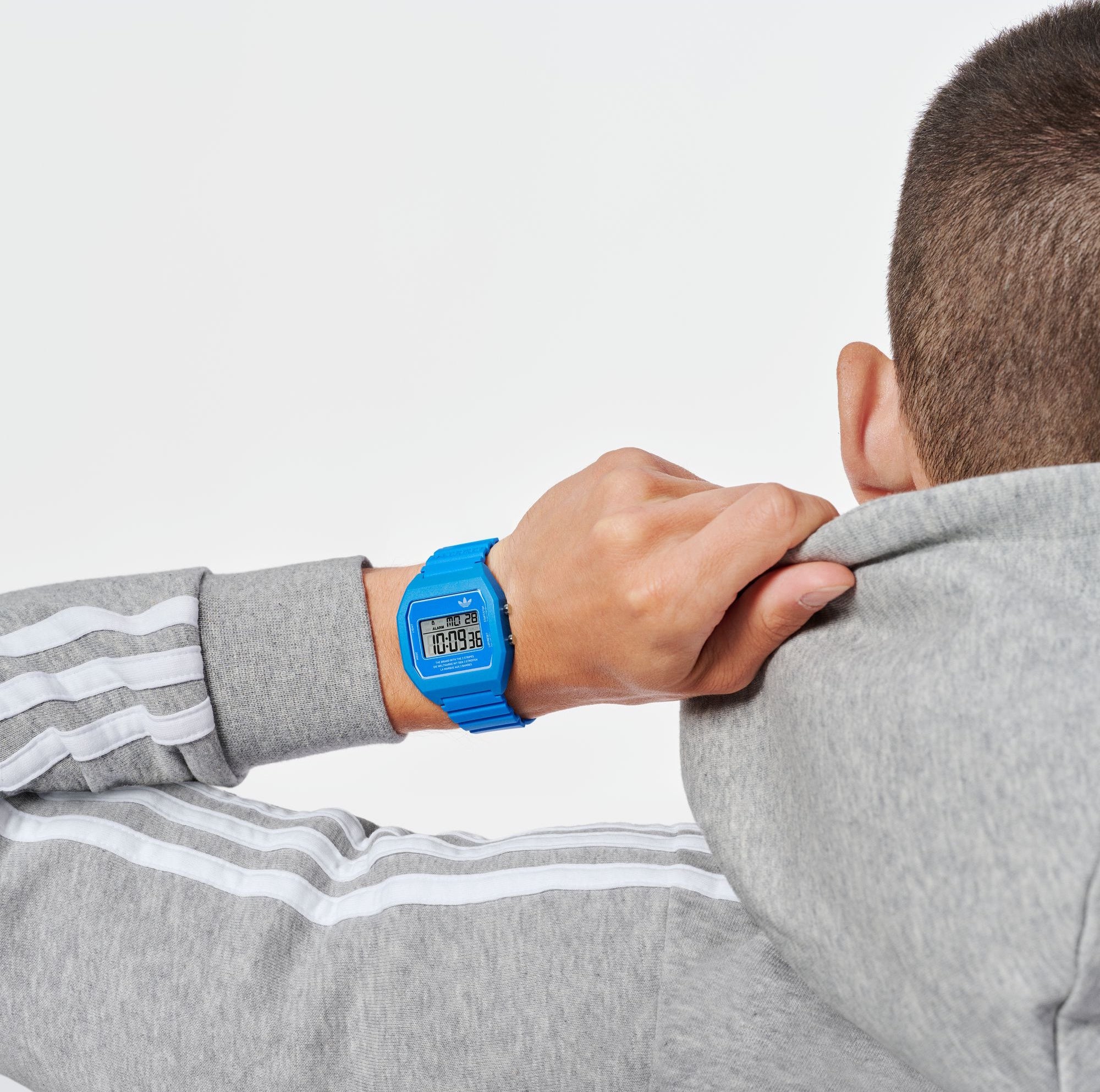 ADIDAS ORIGINALS DIGITAL TWO BLUE WATCH