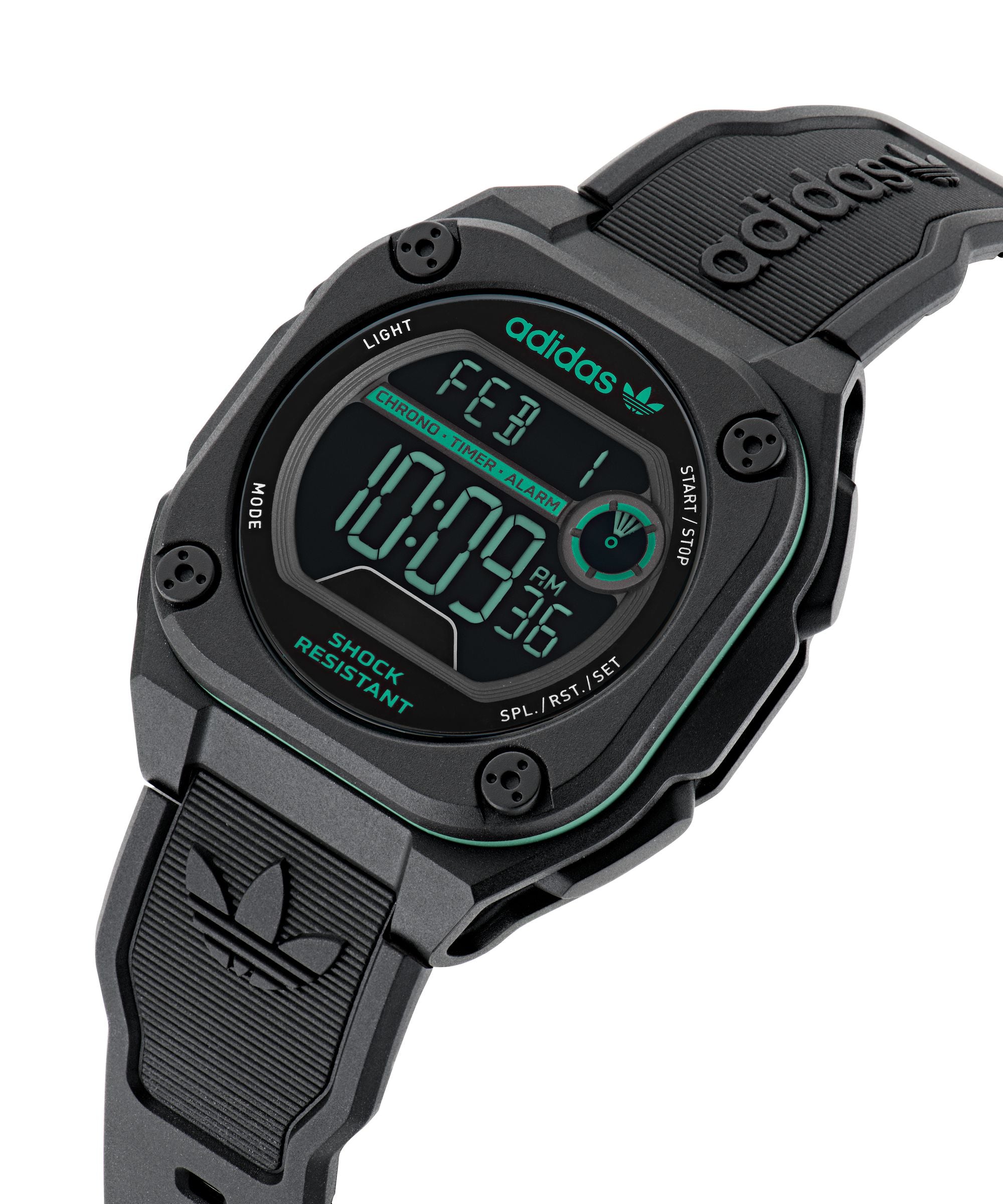 ADIDAS ORIGINALS CITY TECH TWO DIGITAL BLACK WATCH