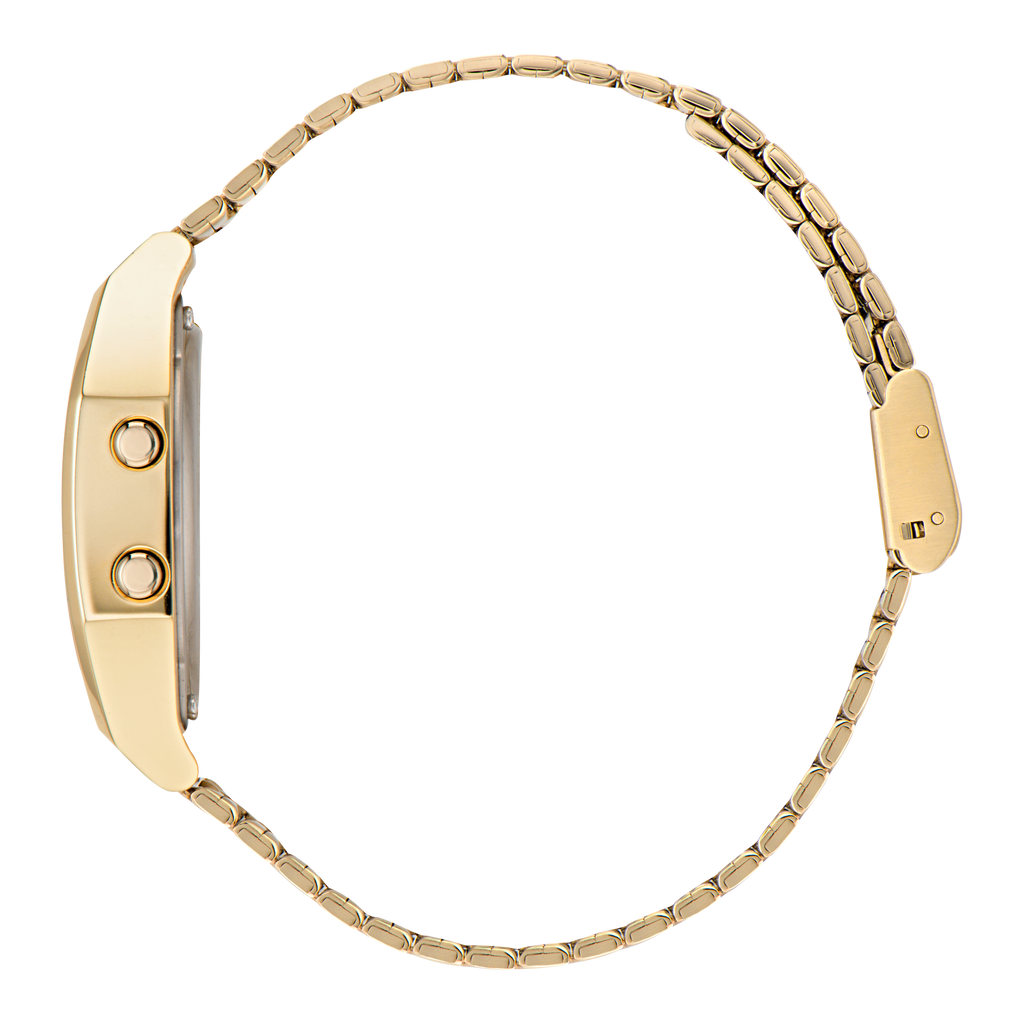 ADIDAS ORIGINALS DIGITAL TWO GOLD BRACELET WATCH