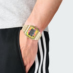 ADIDAS ORIGINALS DIGITAL TWO GOLD BRACELET WATCH