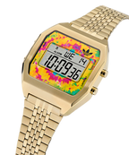 ADIDAS ORIGINALS DIGITAL TWO GOLD BRACELET WATCH