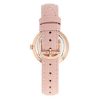 TED BAKER DARBEY PINK & ROSE-GOLD LEATHER WATCH