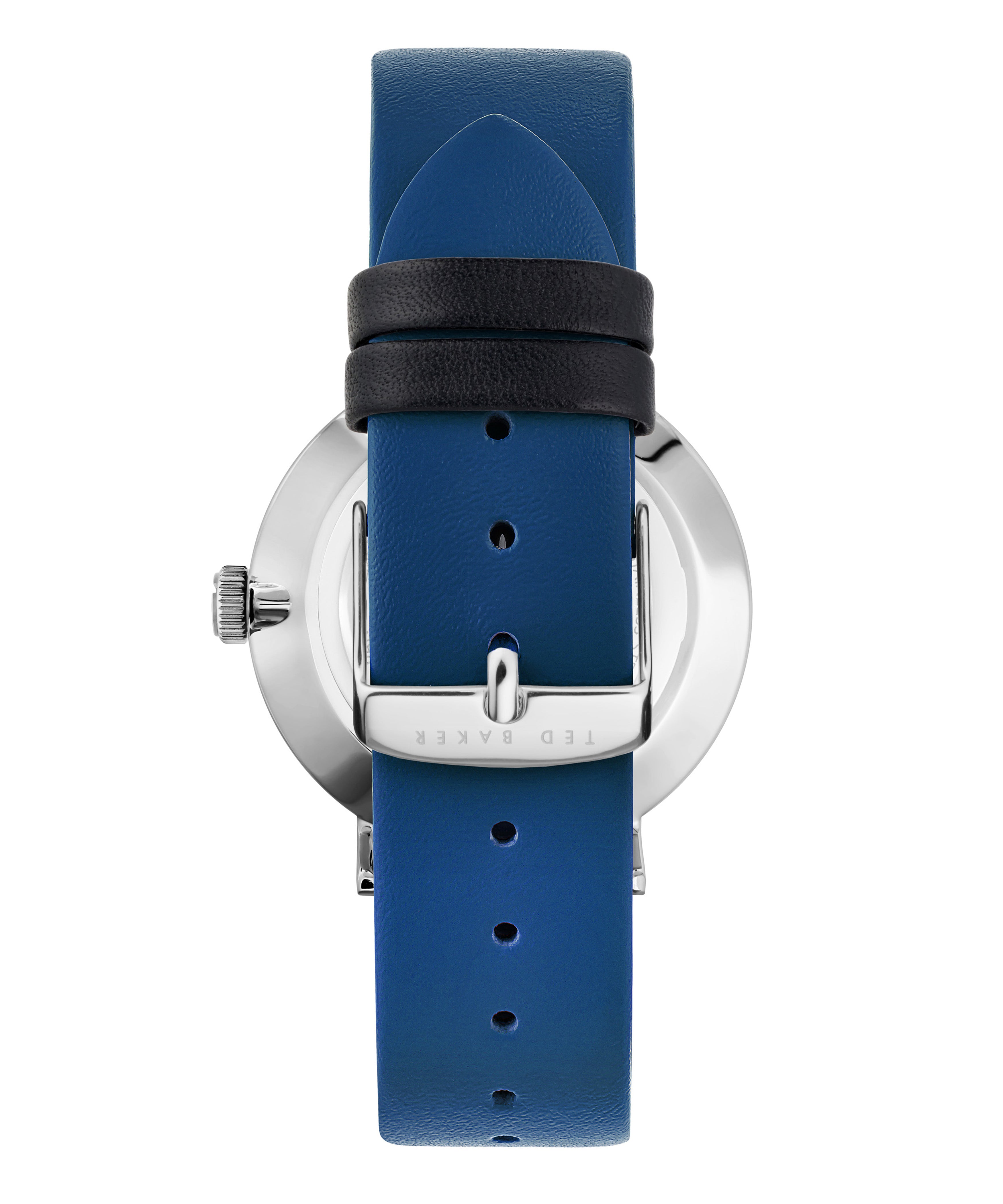 TED BAKER PHYLIPA GENTS BLUE LEATHER WATCH