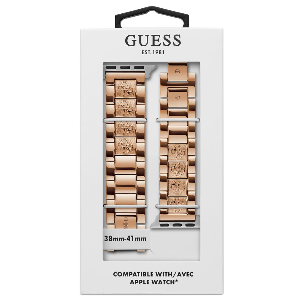 GUESS ANNA STRAP ROSEGOLD LOGO BRACELET STRAP