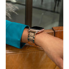 GUESS ANNA STRAP ROSEGOLD LOGO BRACELET STRAP