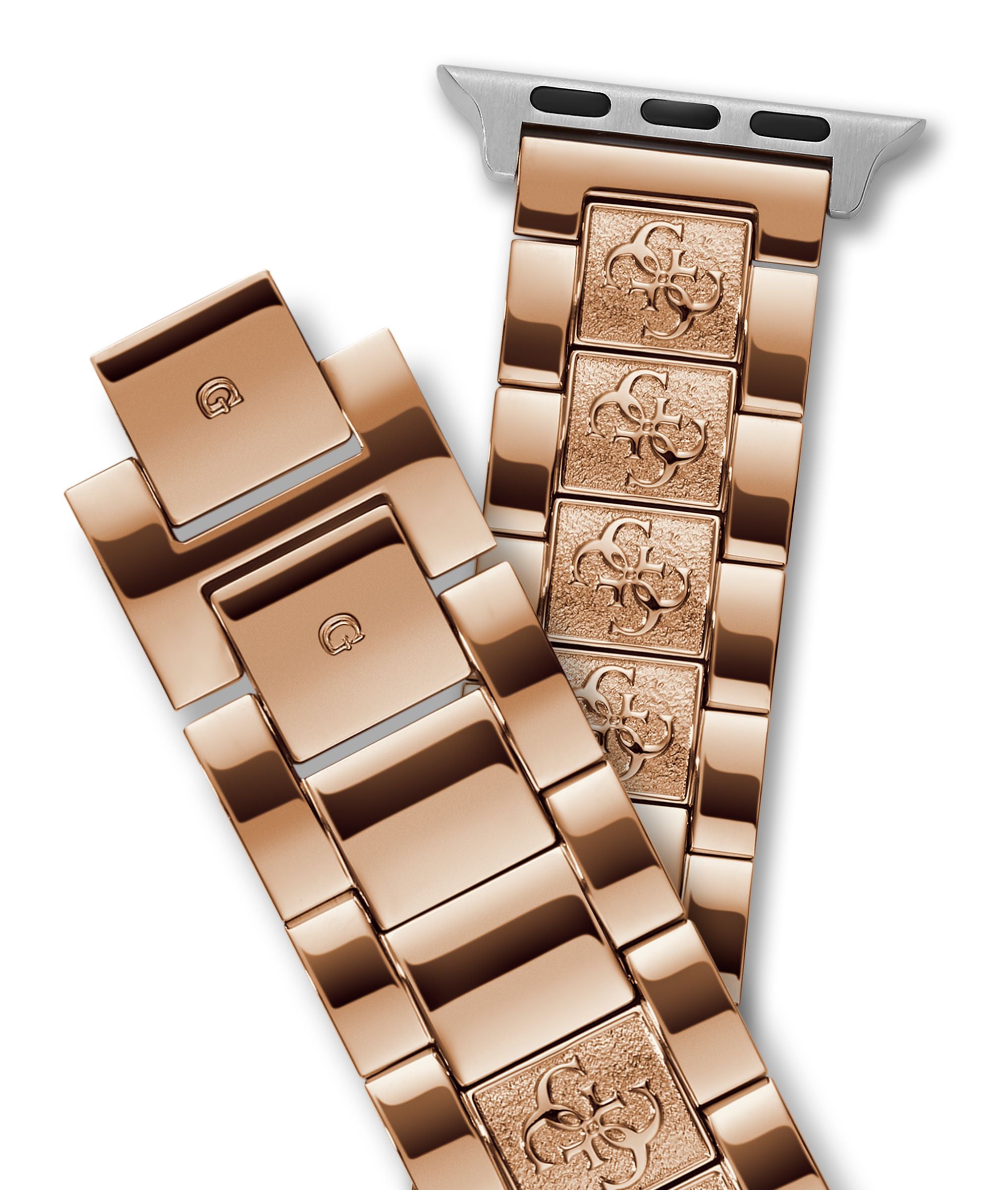 GUESS ANNA STRAP ROSEGOLD LOGO BRACELET STRAP