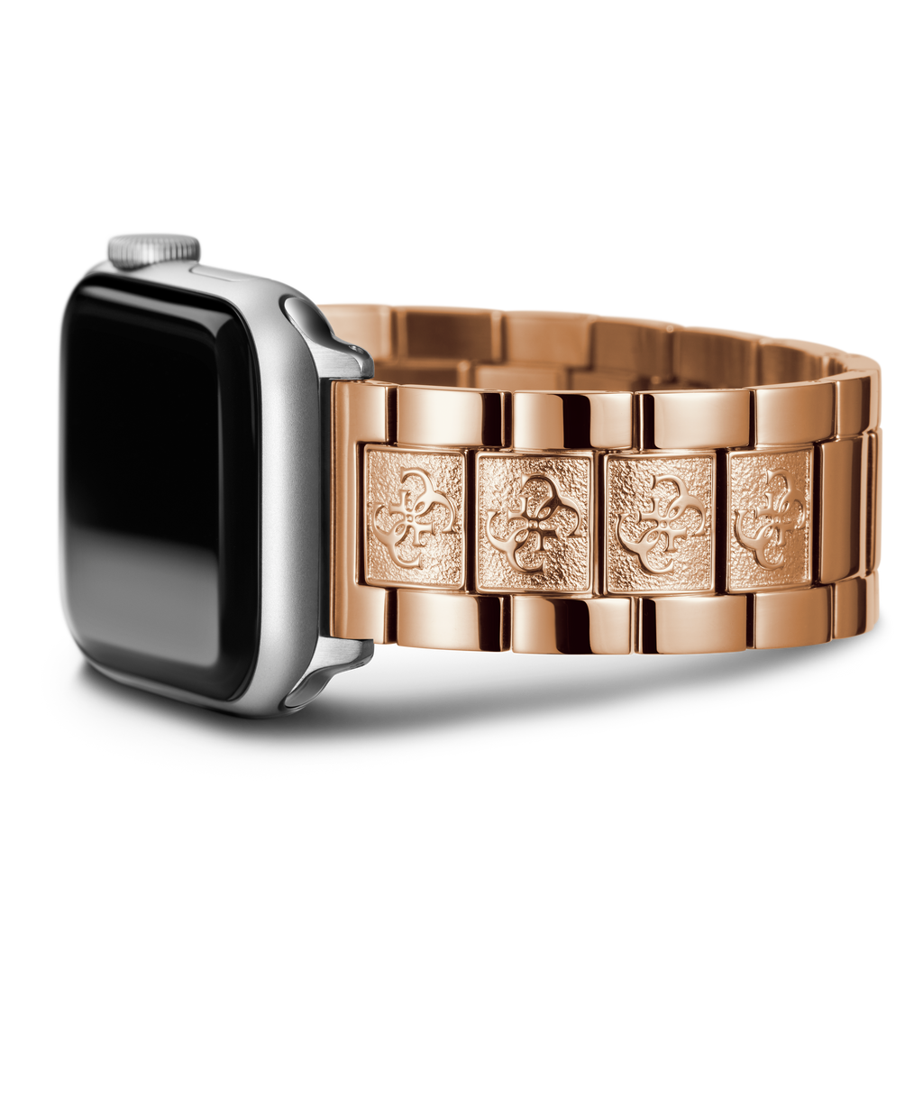 GUESS ANNA STRAP ROSEGOLD LOGO BRACELET STRAP