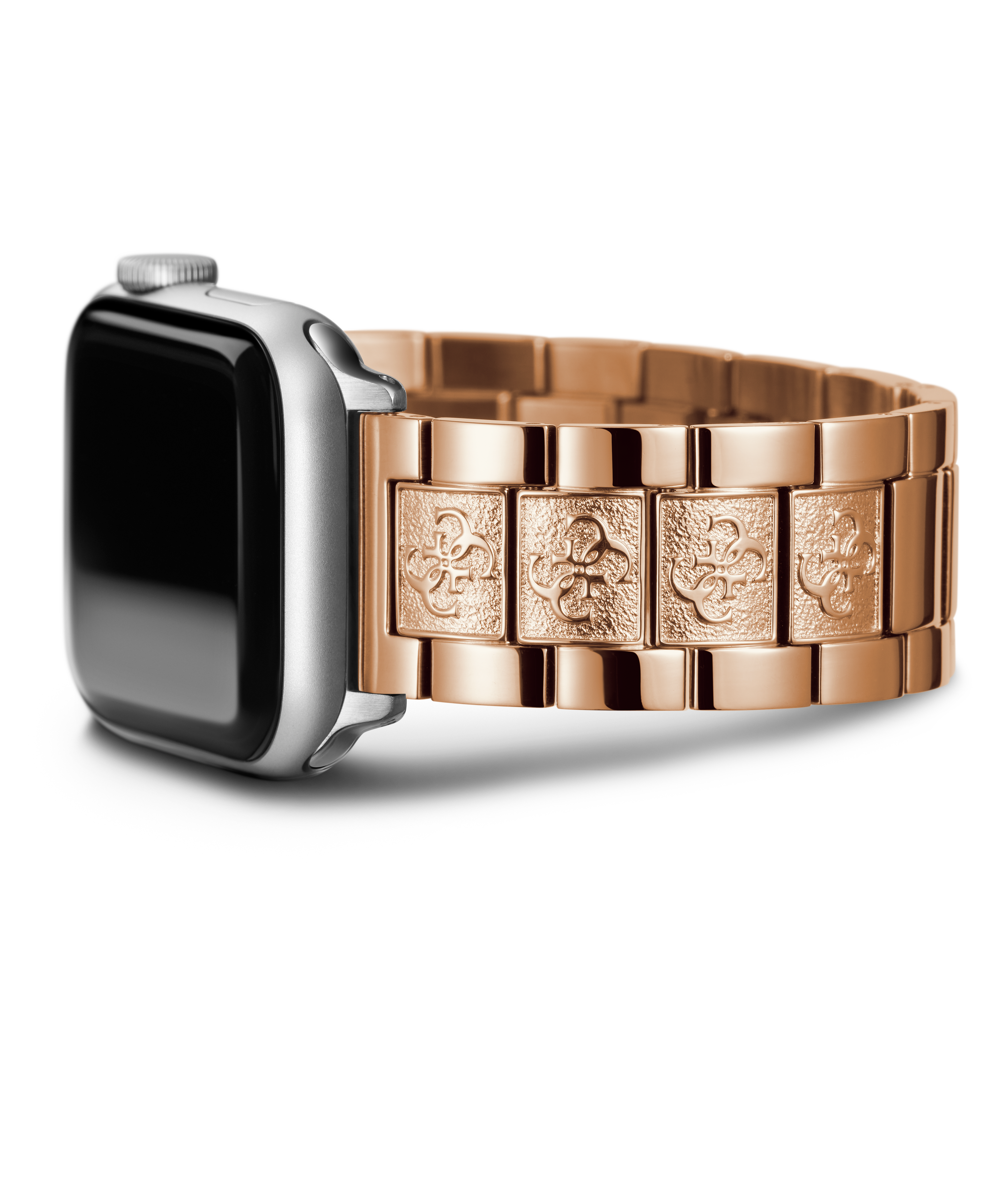 GUESS ANNA STRAP ROSEGOLD LOGO BRACELET STRAP