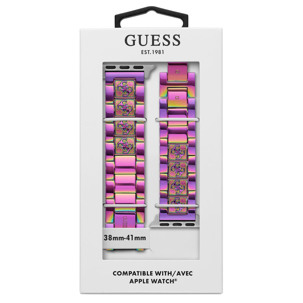 GUESS ANNA IRIDESCENT LOGO BRACELET STRAP