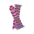 GUESS ANNA IRIDESCENT LOGO BRACELET STRAP