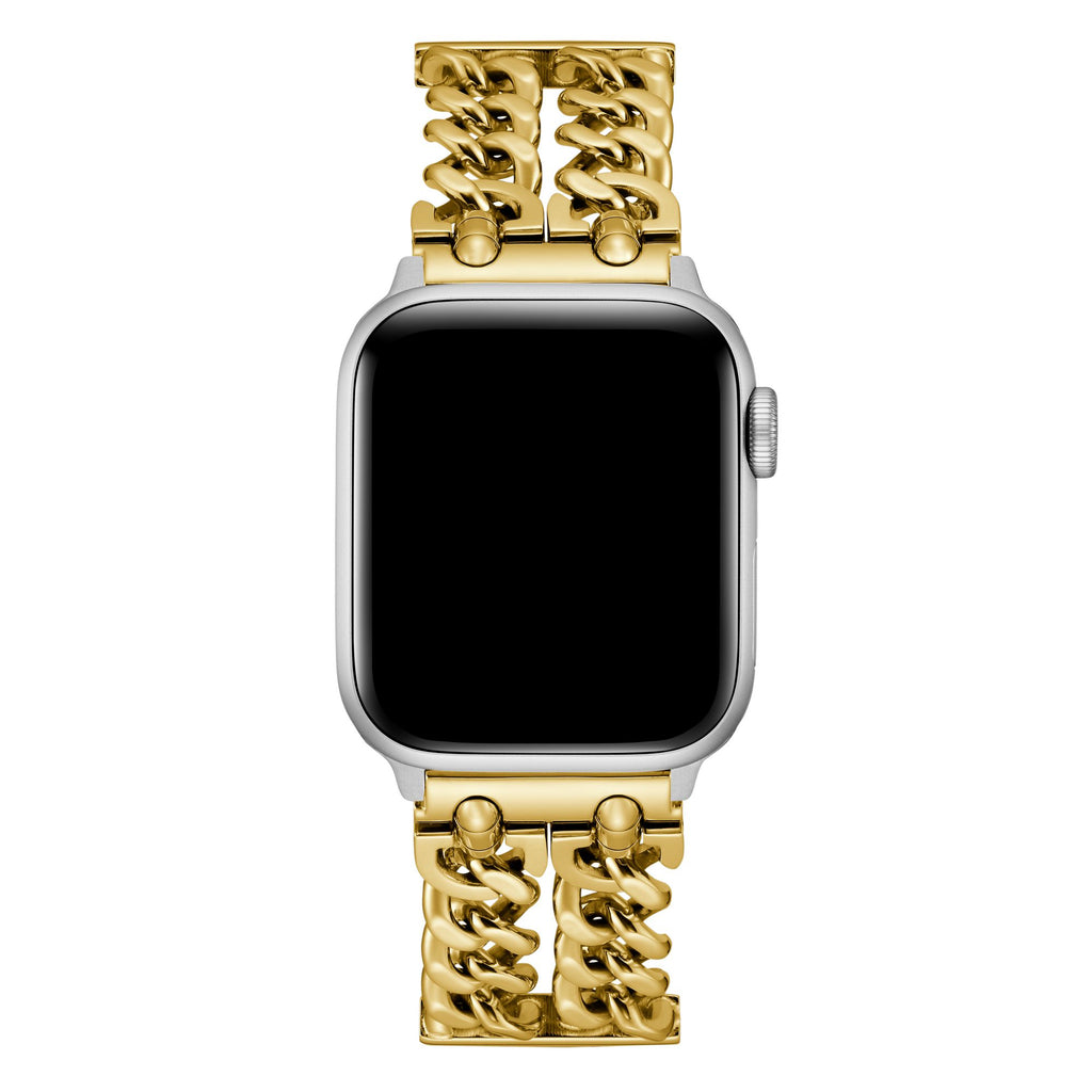 GUESS MOD HEAVY METAL GOLD DOUBLE BRACELET STRAP