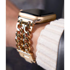 GUESS MOD HEAVY METAL GOLD DOUBLE BRACELET STRAP