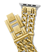 GUESS MOD HEAVY METAL GOLD DOUBLE BRACELET STRAP