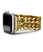 GUESS MOD HEAVY METAL GOLD DOUBLE BRACELET STRAP