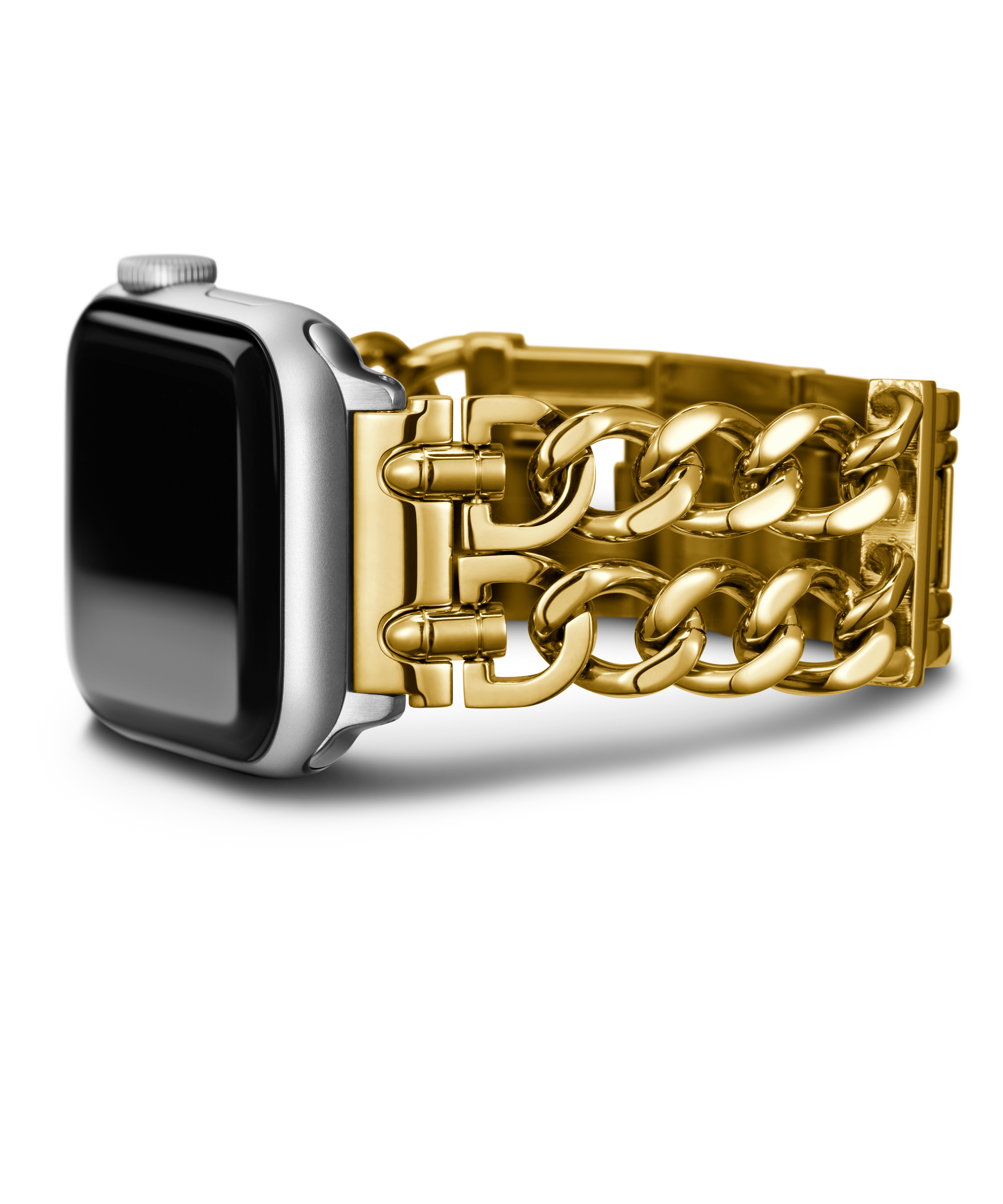 GUESS MOD HEAVY METAL GOLD DOUBLE BRACELET STRAP