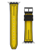 GUESS NYLON FLEX BLACK & YELLOW STRAP