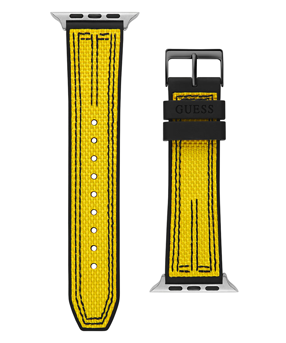 GUESS NYLON FLEX BLACK & YELLOW STRAP