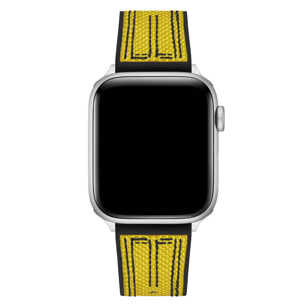 GUESS NYLON FLEX BLACK & YELLOW STRAP