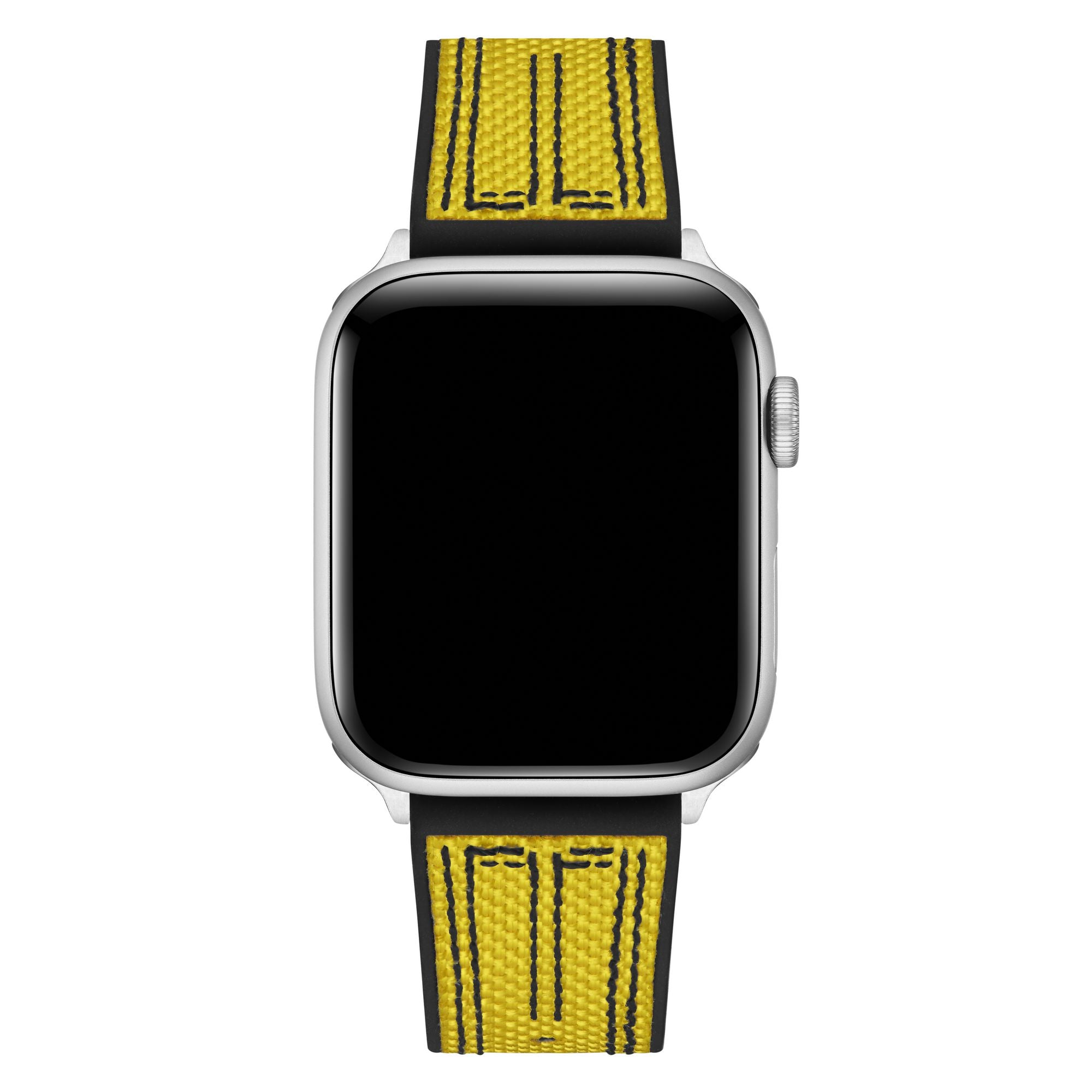 GUESS NYLON FLEX BLACK & YELLOW STRAP