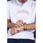 GUESS NYLON FLEX BLACK & YELLOW STRAP