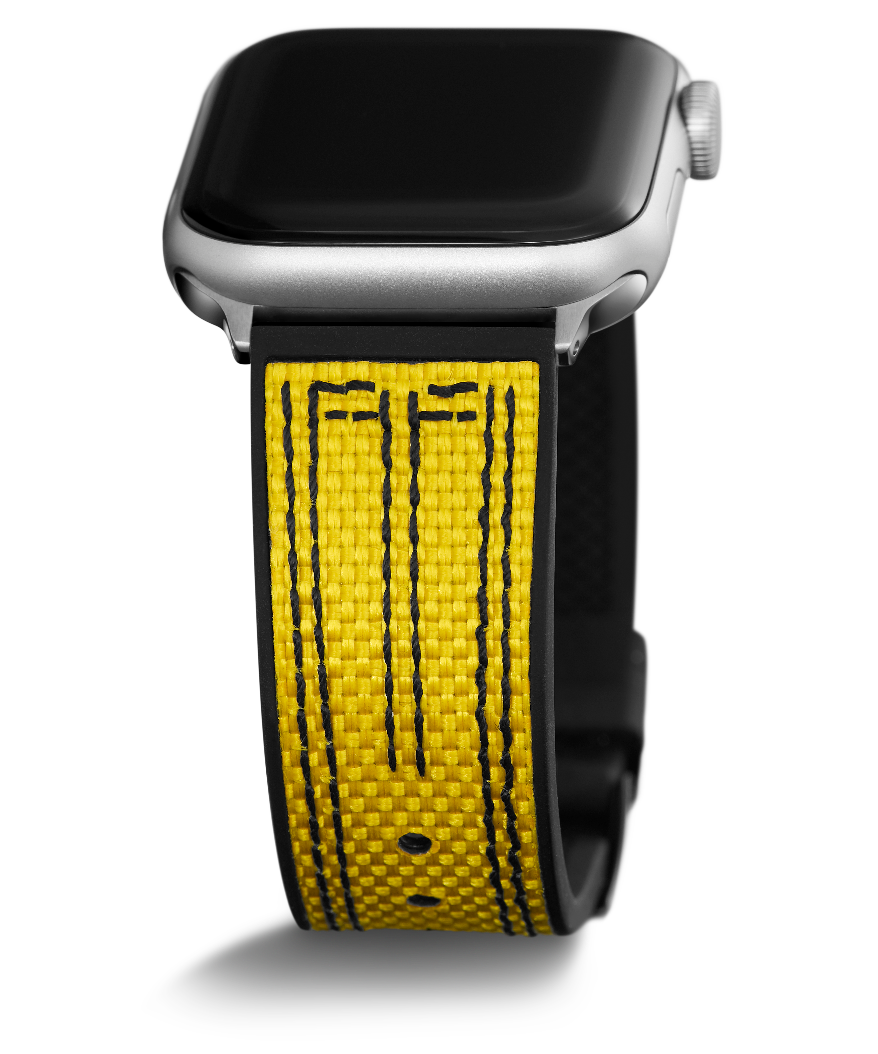 GUESS NYLON FLEX BLACK & YELLOW STRAP