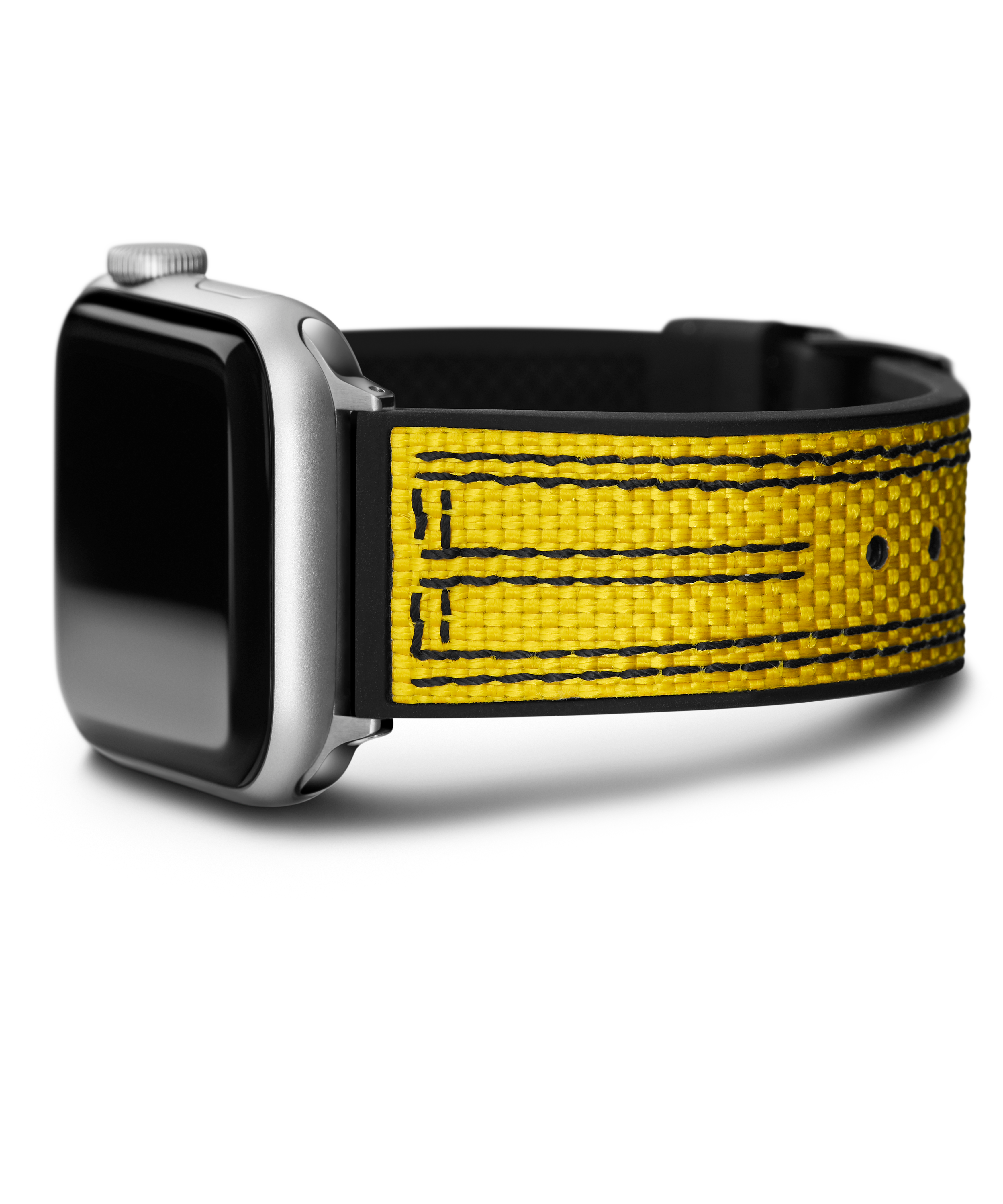 GUESS NYLON FLEX BLACK & YELLOW STRAP