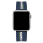 GUESS NAVY & WHITE LOGO SILICONE BLUE STRAP