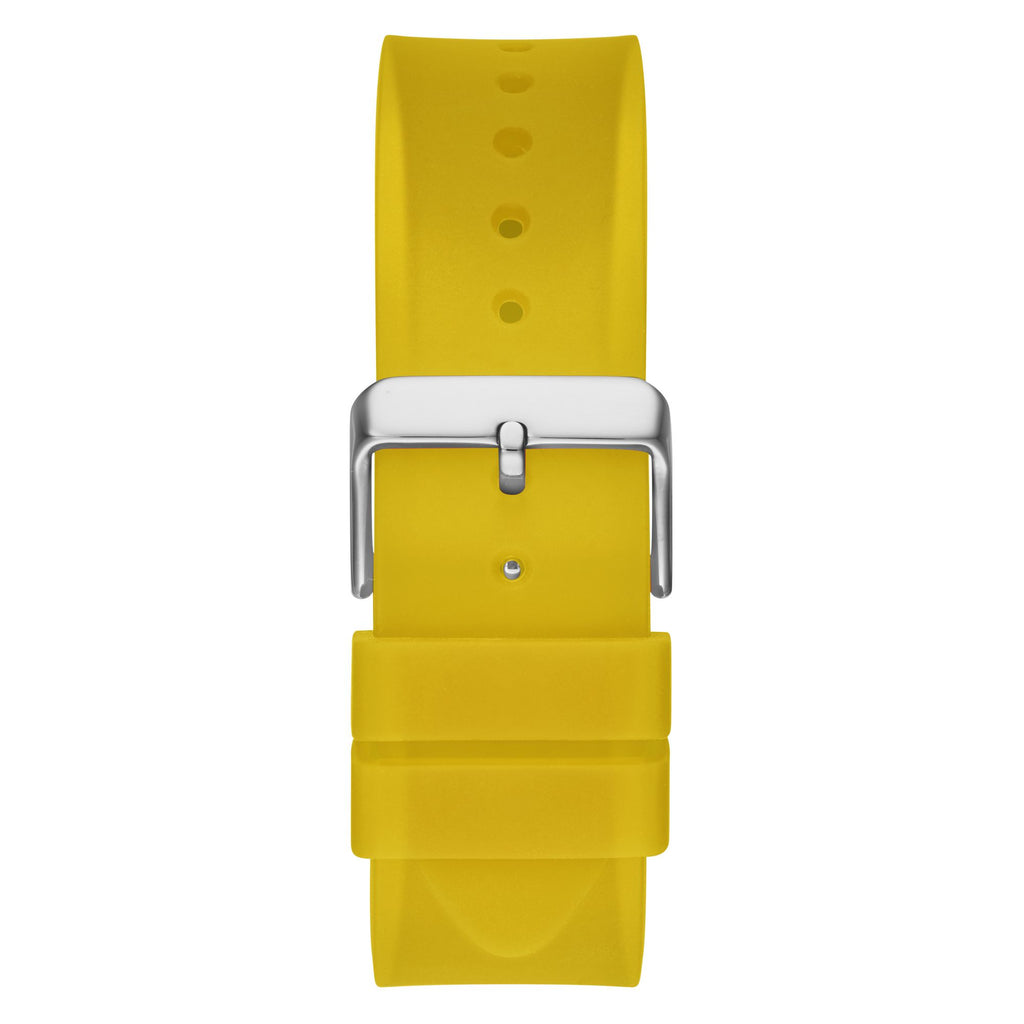 GUESS PHOENIX YELLOW & BLACK SILICONE WATCH