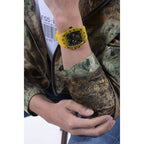 GUESS PHOENIX YELLOW & BLACK SILICONE WATCH