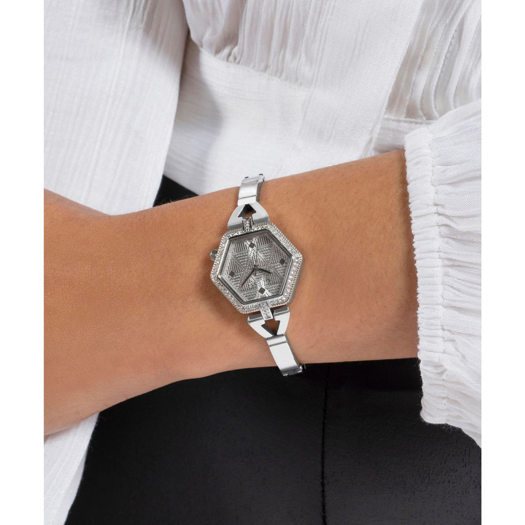 GUESS AUDREY SILVER  BRACELET WATCH