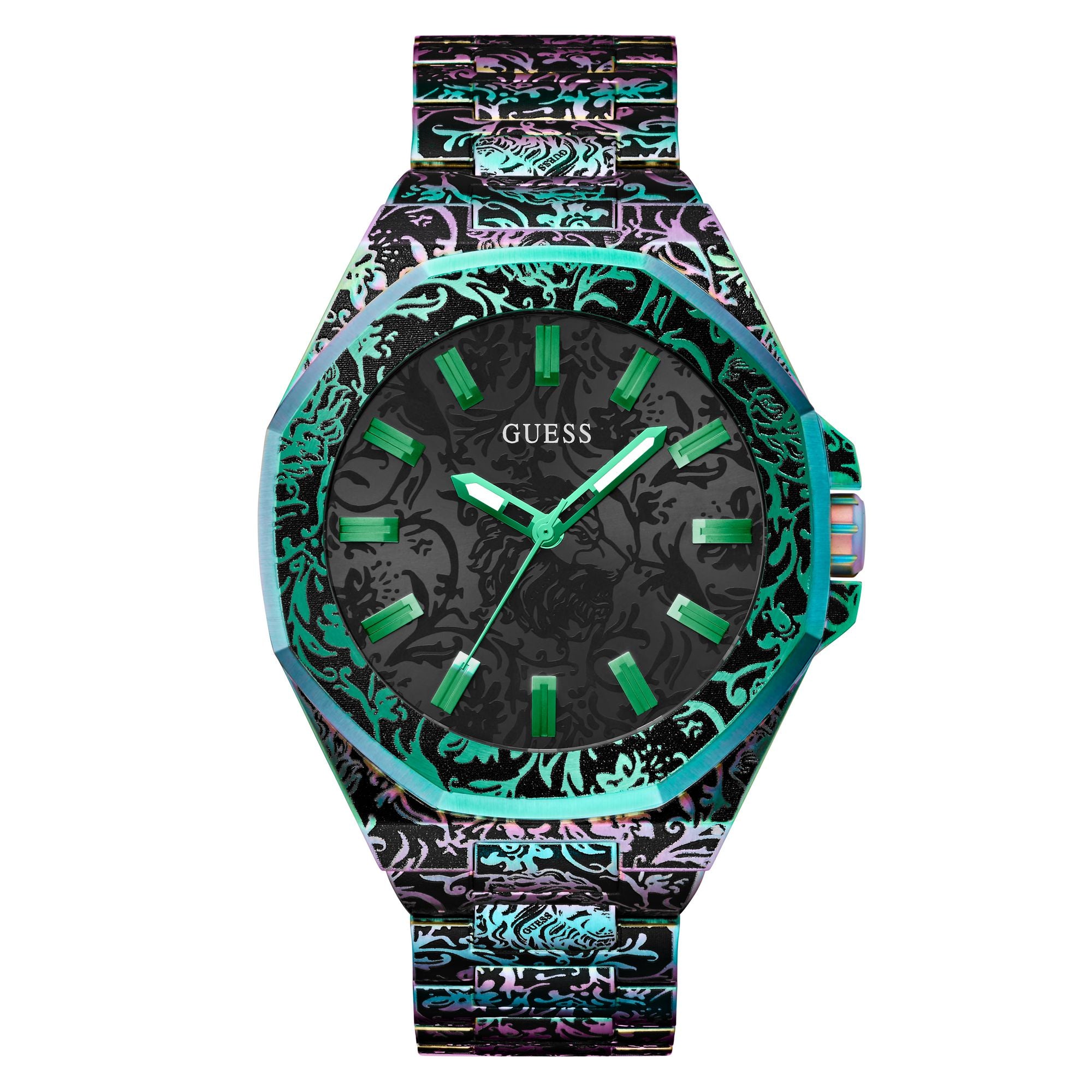GUESS ROAR IRIDESCENT BRACELET WATCH