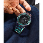 GUESS ROAR IRIDESCENT BRACELET WATCH