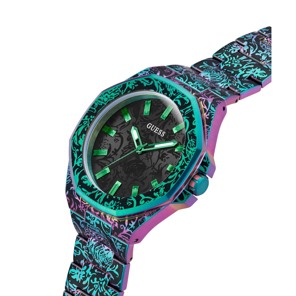 GUESS ROAR IRIDESCENT BRACELET WATCH