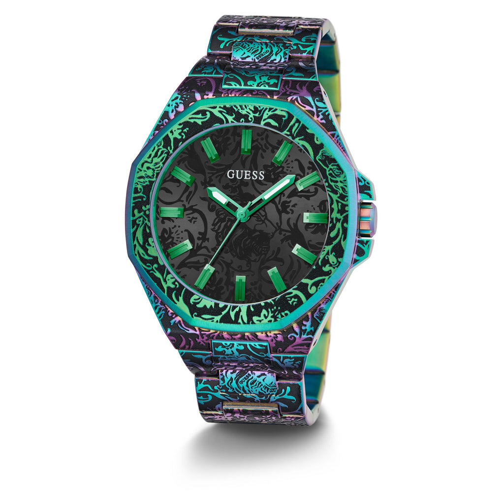 GUESS ROAR IRIDESCENT BRACELET WATCH