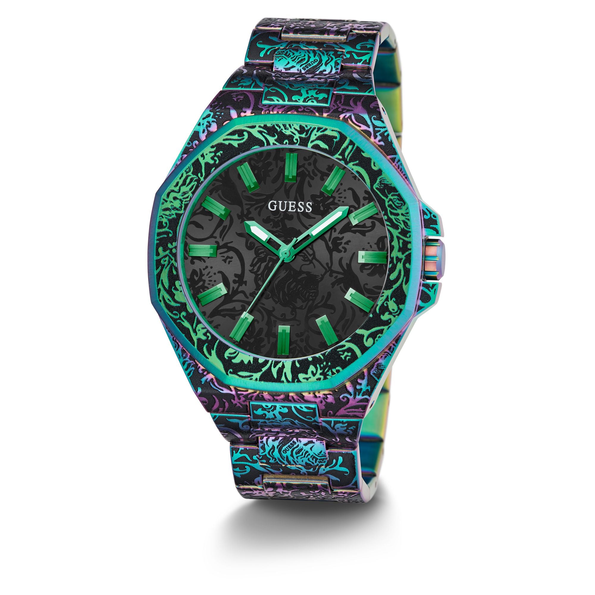 GUESS ROAR IRIDESCENT BRACELET WATCH