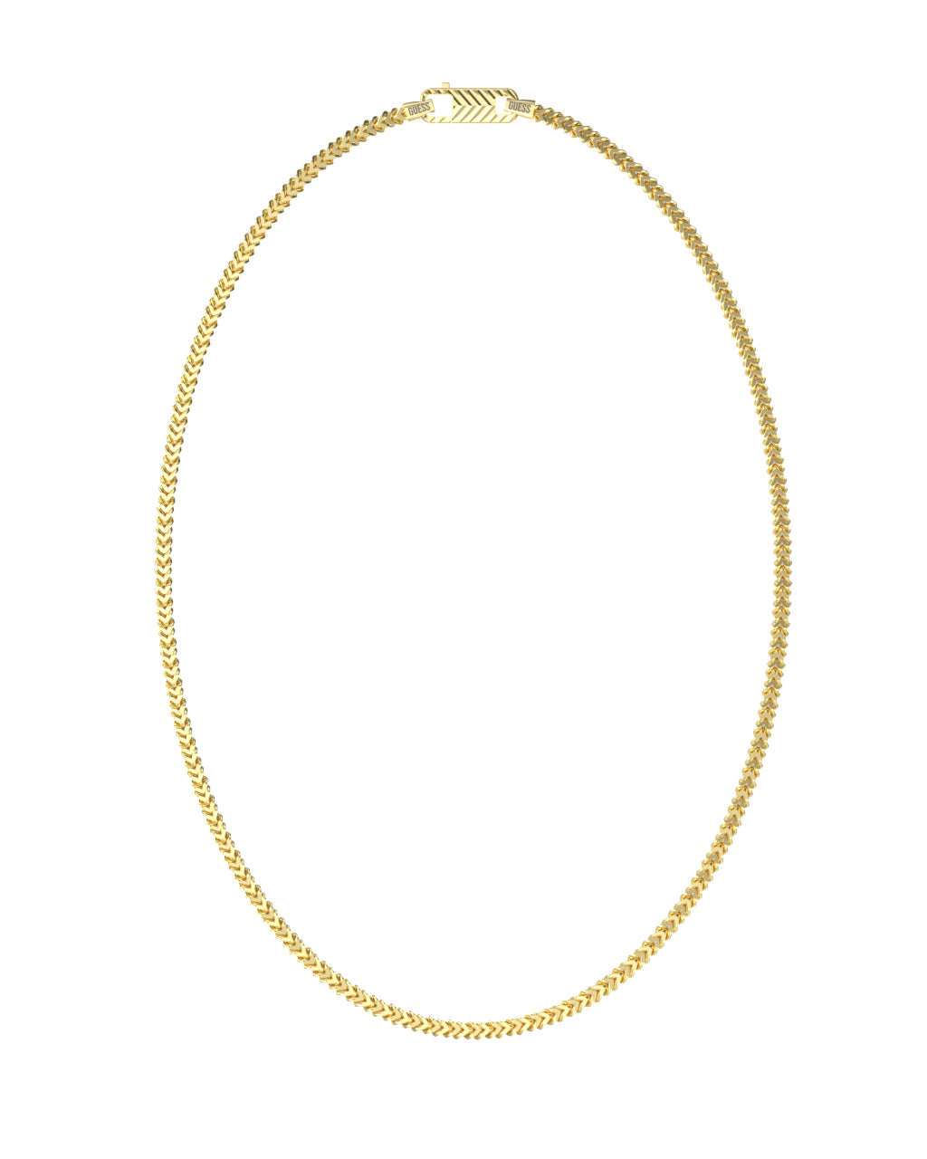 GUESS TEXTURED HOOK GOLD CHAIN