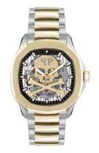 PHILIPP PLEIN SKELETON SPECTRE GOLD & SILVER BRACELET WATCH