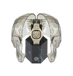 PHILIPP PLEIN SKELETON SPECTRE GOLD & SILVER BRACELET WATCH