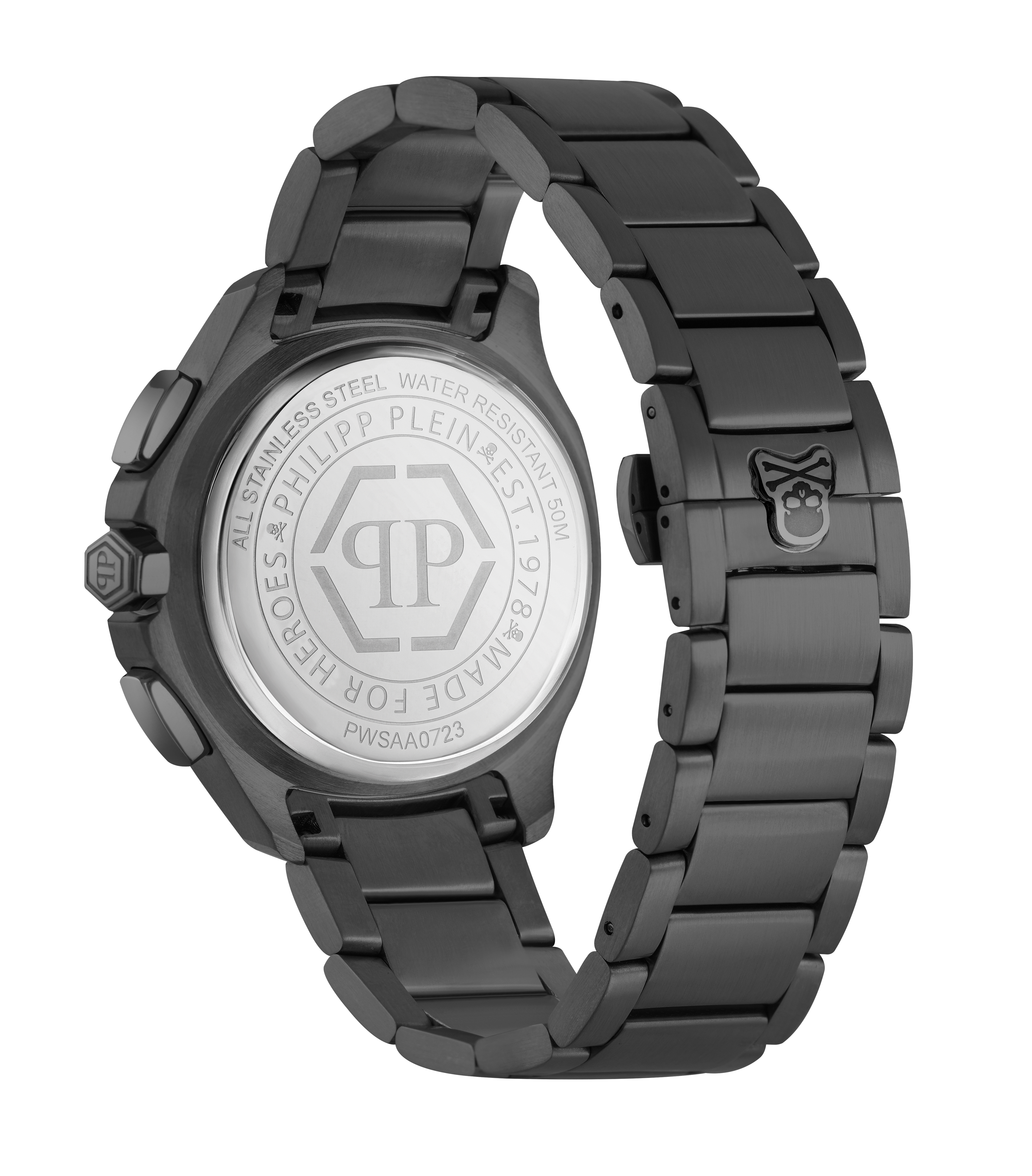 PHILIPP PLEIN CHRONO SPECTRE  BLACK BRACELET WATCH