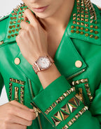 PHILIPP PLEIN DATE SUPERLATIVE ROSE-GOLD  BRACELET WATCH