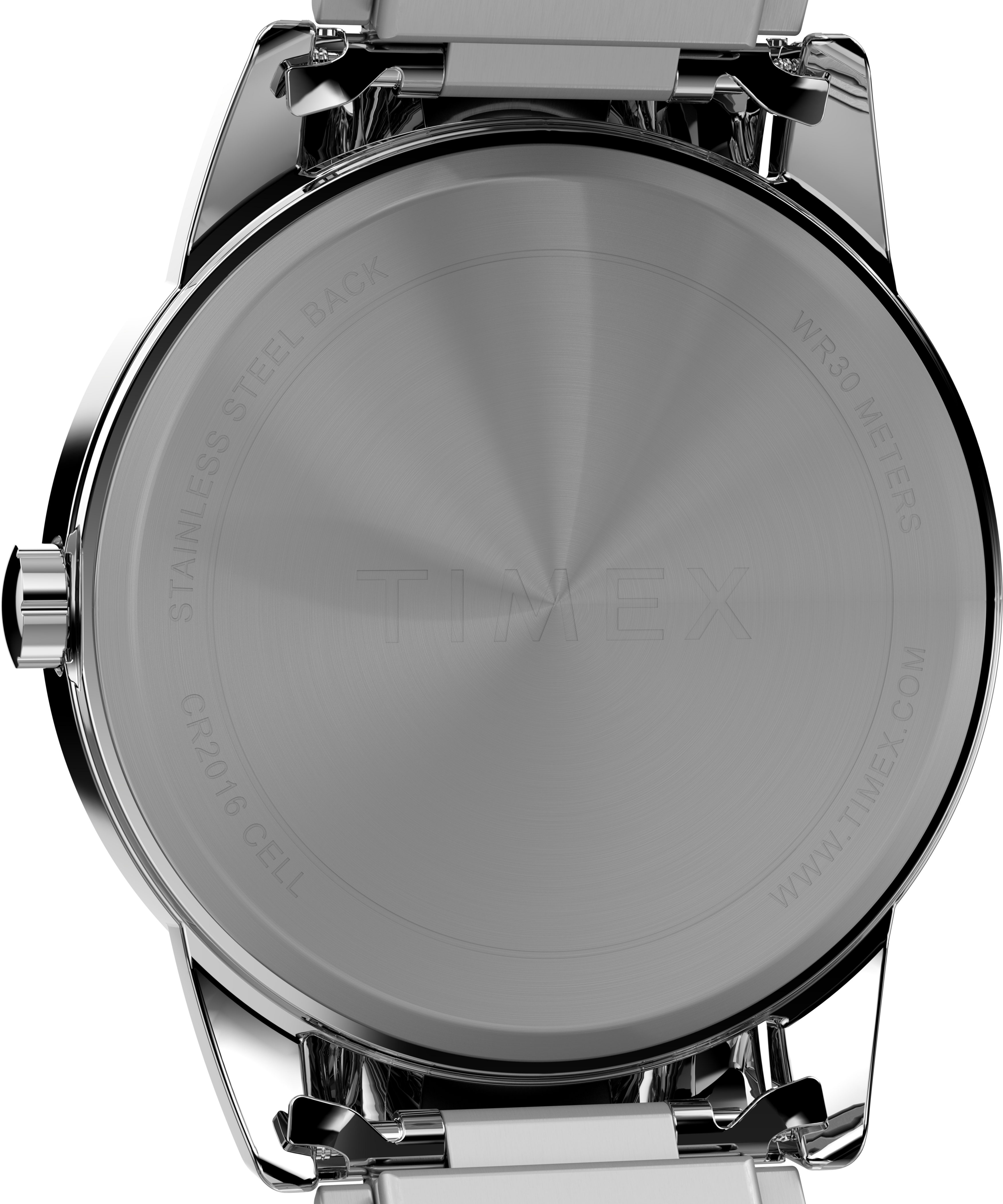 TIMEX OVERSIZED EASY READER BLUE DIAL SILVER BRACELET WATCH